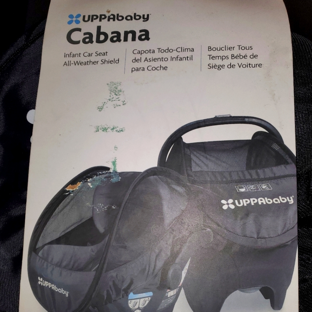 Brand new Uppababy canaba infant all weather car seat shield